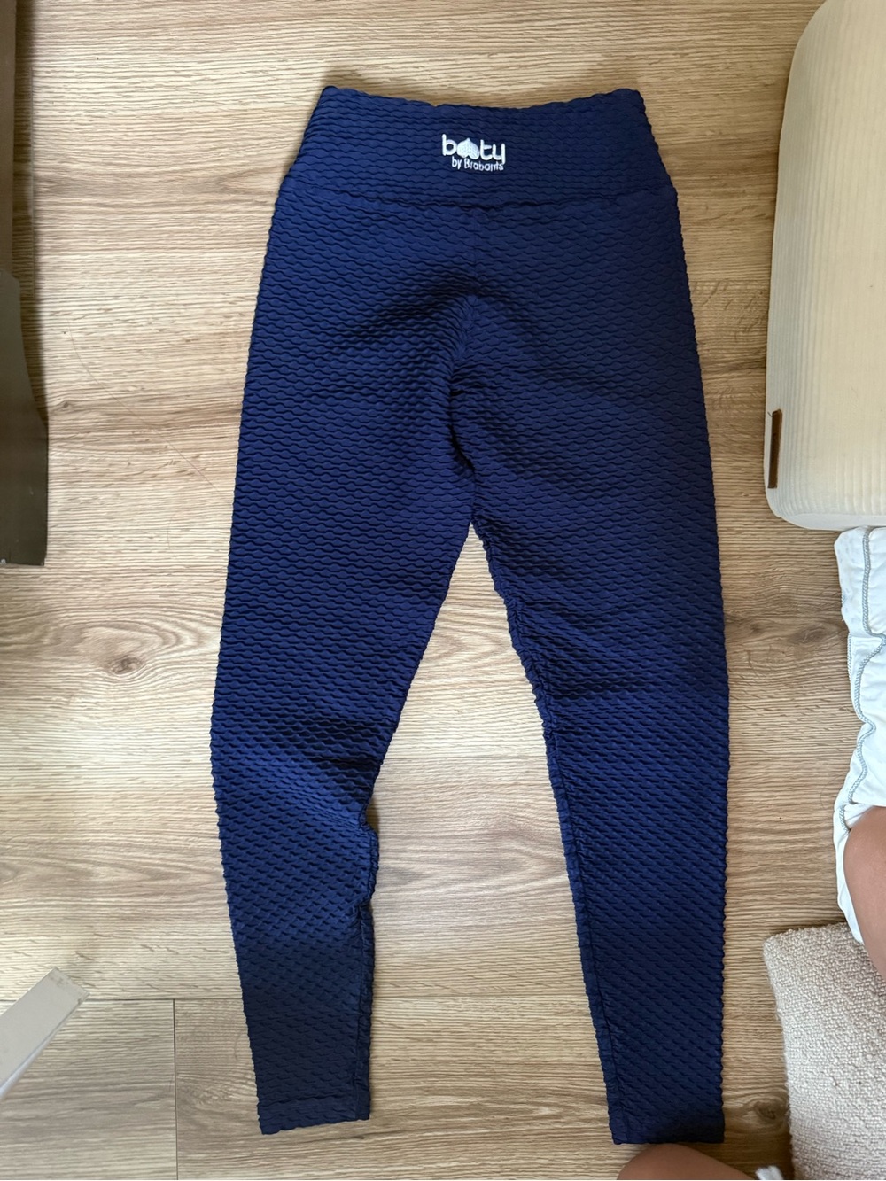 Booty by Brabants Navy Textured Leggings